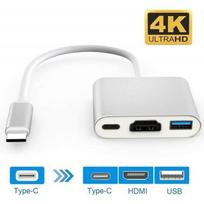 4K HDMI adapteris - USB 3.1 - Type-C - Daugiafunkcis - Suderinamas su Macbook - 4Kx2K raiška