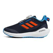 Adidas Eq21 Run 2.0 Run Boa Bounce Durable Anti-Kick Low-Top Running Shoes Kids Sneakers Black Orange Blue GZ4520 28 black