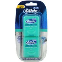 Oral-B, Glide, Pro-Health, Comfort Plus dantų siūlas, mėtų skonio, 2 pakuotės, 40 m (43.7 jardų) kiekviena blue