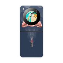 Phone Case For ZTE Nubia Flip Funda Coque For ZTE Libero Flip NubiaFlip Transparent Shockproof Hard PC Shell A304ZT Clear Capa ZTE Libero Flip blue