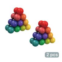 Puzzle and Stress-relieving Magic Ball, 3D Rotating Educational Ball, Relieve Stress and Anxiety, Creative Learning Activity red