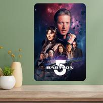 Babilonas 5 Klasikinis TV serialas Metalinis plakatas 30X40CM blue