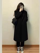 Women's Woolen Herringbone Coat - Hepburn Style, Thick & High-End, Perfect for Autumn/Winter 2025. S up to 110 lbs ruda