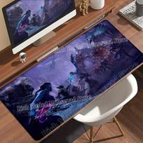 Žaidimų stalo kilimėlis Guild Wars 2 Pelės kilimėlis Nešiojamojo kompiuterio žaidimų pelės kilimėlis Žaidėjo klaviatūros prailgintas pelės kilimėlis PC priedai Didelis kilimas 30cmx80cm(11.8x31.5inch)