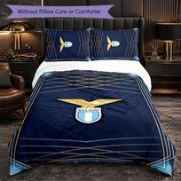 Lazio FC Themed Bedding 3Pcs Duvet Cover Set Decorative Bed Linen For Teen Room Home Decoration 200cm*200cm