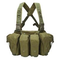 AK Krūtinės rigas AK 47 Molle Dėtuvės dėklas Lauko sporto aksesuarai Treniruočių medžioklės liemenė