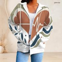 Womens Plus Size Zip Up Hoodie Soft Loose Long Sleeve Hooded Sweatshirt Suitable For Leisure Daily Life 8XL gray