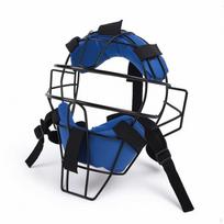 Facial Guard with Wire Cage Softball Face Adjustable Baseball for Adults, mėlyna