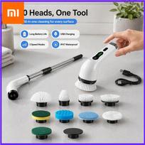 Xiaomi 9-in-1 Cordless Electric Spin Scrubber – Electric Cleaning Brush with Adjustable Long Handle, Rechargeable Spin Cleaning Brush, Full-Co United Kingdom white