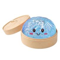 Blizgus koldūnas Squishy su dėžute Mini koldūnai Sensorinis gniuždymo žaislas Streso malšinimui Atsitiktinė spalva Mielas gray