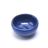 Mielas gėlės formos keramikos sultulentų vazonas su ledo įtrūkimų glazūra, mini augalų vazonėlis, namų dekoras Dark blue blue