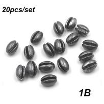 Shot opening Mouth Additional Weight Weights Fishing Lead fall Olive Shaped Sinker Hook Connector 1B