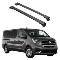 Stogo bagažinė RENAULT TRAFIC nuo 2014 m., juoda, klasikiniams stogo bėgeliams