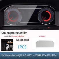 Fit for Nissan Qashqai J12 X-Trail T33 e-POWER 2024-2026 Auto Parts Matte Tempered Glass Anti Scratch GPS Navigation Screen Prot High Definition