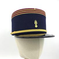 [Shisan komuna] Prancūziška kepi kepurė, kepi kepurė, cilindrinė kepurė, plokščiadugnė kepurė, kopija 59cm black