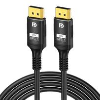 16K DisplayPort Cable 2.1 8K DP 2.1 DP Video 80gbps Cable DP to DP 16K@30Hz 8K@60Hz 120Hz 4K for HDTV Boxes Gaming Monitors Gr 1m