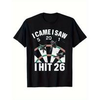 Humorous Dart Score T-shirt I'm Here I Observed 5.20 XXXXL juoda