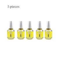 15 ml buteliukas nagų priežiūros aliejaus Būtinas nagams, odelėms ir šerpetoms Maitina nagus ir aplinkinę odą bei padaro nagų paviršių lygų 5pcs yellow