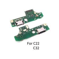 For Nokia C22 C32 USB Charging Board Dock Port Flex Cable Repair Parts For C22 gray