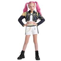 Zoey Rumi Mira Cosplay Kostiumas Moterims Mergaitėms Helovinas Karnavalas Suaugusiems Vaikams Vaikų Šventė Vaidmenų Žaidimo Apranga 120 black