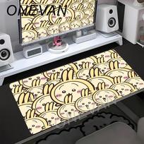 Cute Cartoon Chiikawa Mousepad Large Gaming Mouse Pad LockEdge Thickened Computer Keyboard Table Desk Mat Kawaii Cartoon Deskmat 30x60cm