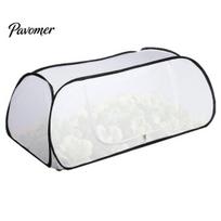 Windproof Plant Shelter with Stakes Pop Up Winter Garden Rows Covers, Raised Beds Vegetable Cold-proof Breathable Non Woven Fabric Greenhouse 1pc