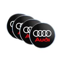 56/60/65/75mm 4pcs Car Wheel Center Hub Cap Badge Logo Sticker Audi A6 A3 A4 A5 A6 Q2L Q3 Q5 Q7 Q8 R8 S4 S8 S7 RS5 RS8 RS6 56MM