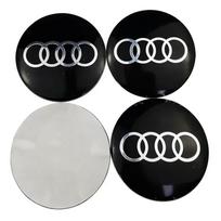56/60/65/75mm 4pcs Car Wheel Center Hub Cap Badge Logo Sticker Audi A6 A3 A4 A5 A6 Q2L Q3 Q5 Q7 Q8 R8 S4 S8 S7 RS5 RS8 RS6 60MM