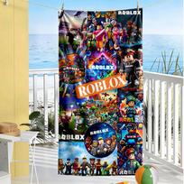 Roblox Beach Towel Super Soft & Absorbent Comfortable Lightweight 70cmx140cm(27x55inch)