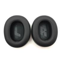 1 pora pakaitinių ausų pagalvėlių baltymų odos ausinių pagalvėlės, skirtos JBL LIVE 770NC belaidėms ausinėms juoda