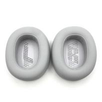 1 pora pakaitinių ausų pagalvėlių baltymų odos ausinių pagalvėlės, skirtos JBL LIVE 770NC belaidėms ausinėms pilka