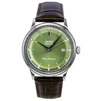 Orient Classic Bambino Leather Strap Green Dial Automatic RA-AC0029E Men's Watch žalia