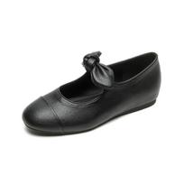 2025 spring and autumn new Mary Jane flat-soled single shoes women's shallow mouth versatile soft sole large size women's shoes 41-43 43 juoda