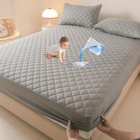 Vandeniui atsparus čiužinio užvalkalas nuo erkių, minkštas, patogus, kvėpuojantis lova, pritaikytas paklodė, neįskaitant pagalvės užvalkalo only pillowcases gray
