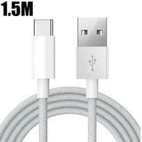 60W USB į USB-C Carplay Greito įkrovimo laidas Apple iPhone 16 Pro Max 15 Plus C tipo įkrovimui Xiaomi Samsung kabeliui 1.5M white