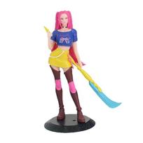 Miniso18cm Kpop Demon Hunters Figure Toy Cartoon Rumi/Mira/Zoey Action Figure PVC Desktop Decoration Model Doll Toy Fans Gift