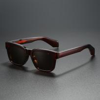 High Quality UV400 Polarized Sunglasses Outdoor Retro Driving Fishing Goggles Men Trendy Square Sunglasses Shades Eyewear Women Polarized gray