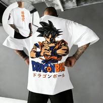 Dragon Ball Z Goku Graphic T Shirt Men Women Anime Print oversized Cotton Short Sleeve Tee 2026 Summer Y2k Streetwear Casual Top 3XL black