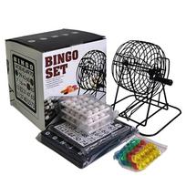 Deluxe Bingo Set Board Game Toys Large Groups Gathering Party Lottery Game Props Manual Lottery Machine Tabletop Game Toys juoda