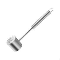 Meat Tenderizer Mallet Stainless Steel Professional Beater Kitchen for Tenderizing Steak white