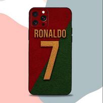 C-CR7S Futbolo R-Ronaldo-ES Telefono dėklas iPhone 15,13,16,12,11,17,14,Plus,Pro,Max,XS,XR,X,SE,Mini,Minkštas silikoninis juodas dangtelis iPhone12PROMAX black