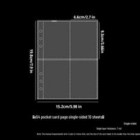 Colored PVC Transparent Loose-leaf Binder Shell A6/A5/A7 Replacement Notebook white