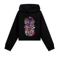 5699 Kids Girls The Amazing Digital Circus Anime Print Short Style Long Sleeves Hoodies 160cm juoda