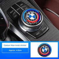Automobilio salono multimedijos mygtuko dangtelis, dekoratyvinė lipduko apdaila BMW F40 F30 F20 F10 F34 F07 F44 G30 G20 X1 X2 X3 X4 X5 X6 X7 gjbn47 black