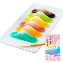 Meiji Shokuhin Kogyo Haruyoshi Fuji Fujisan Yokan 6 pieces Gift Greeting yellow