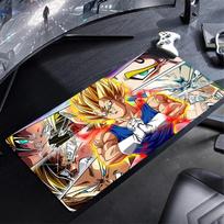 Mouse Pad Dragon Ball Anime XXL Large XXL PC Desk Mat Gamer Office Carpet Keyboard Table Gaming Accessories Mousepad 30x60cm white