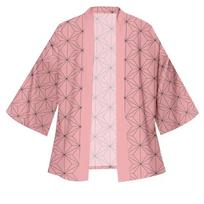 Japoniško Anime Tanjiro Nezuko Kamado Cosplay Kimono Vyrams Moterims Helovynui Shinobu Zenitsu Giyuu Palto Ausies Klipo Aksesuaras Kostiumas S white
