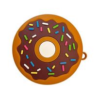 For Samsung Galaxy Buds 4 Pro /4 () Donut Snacks Design Liquid Silicone Soft Shell New for Galaxy Buzz 4 Pro Funda For Buds 4 orange