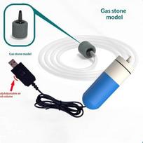 Mini Silent Aquarium Air Pump Energy Saving Small Fish Tank Oxygen Pump With Air Stone For Betta Tanks A7