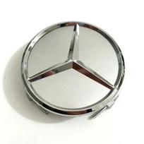 4 vnt. 75 mm automobilio ratlankio centrinis dangtelis, stebulės dangteliai, emblemos priedai Mercedes benz AMG C E S GLE CLC klasei W204 W203 W205 W124 W221 sidabras